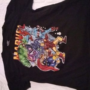 black marvel dad t-shirt